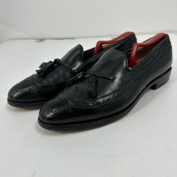 Allen Edmonds Black Leather Loafers size 10.5‎ - Picture 1 of 13